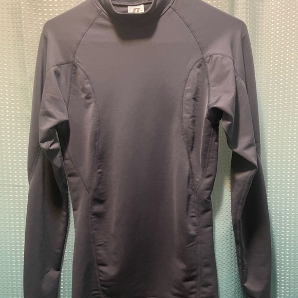 Russell Athletic Charcoal Long Sleeve Shirt - Picture 1 of 3